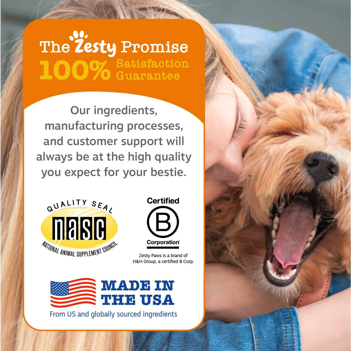 Zesty Paws Hip and Joint Supplement for Dogs