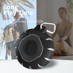 HEYSONG Waterproof Shower Bluetooth Speaker - Black view 3