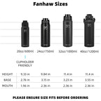Fanhaw Stainless Steel Water Bottle with Chug Lid - view 6