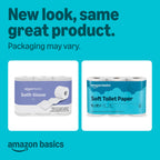 Amazon Basics 2-Ply Soft Toilet Paper, 6 Rolls, 350 Sheets per Roll, Equivalent to 37 (additional view 1)