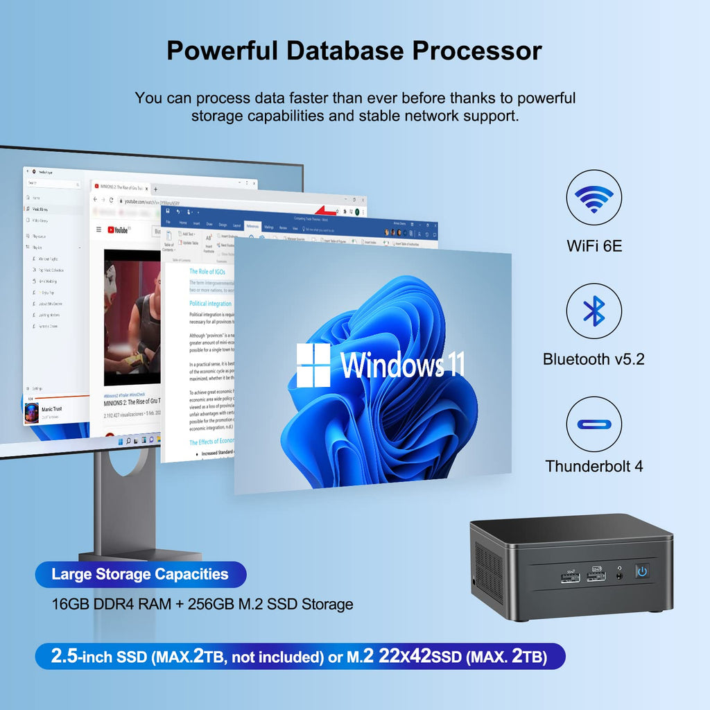 ASUS NUC 12 Pro,Intel NUC 12 Pro i5 Mini PC, 16GB RAM 512GB SSD (NUC12WSH)