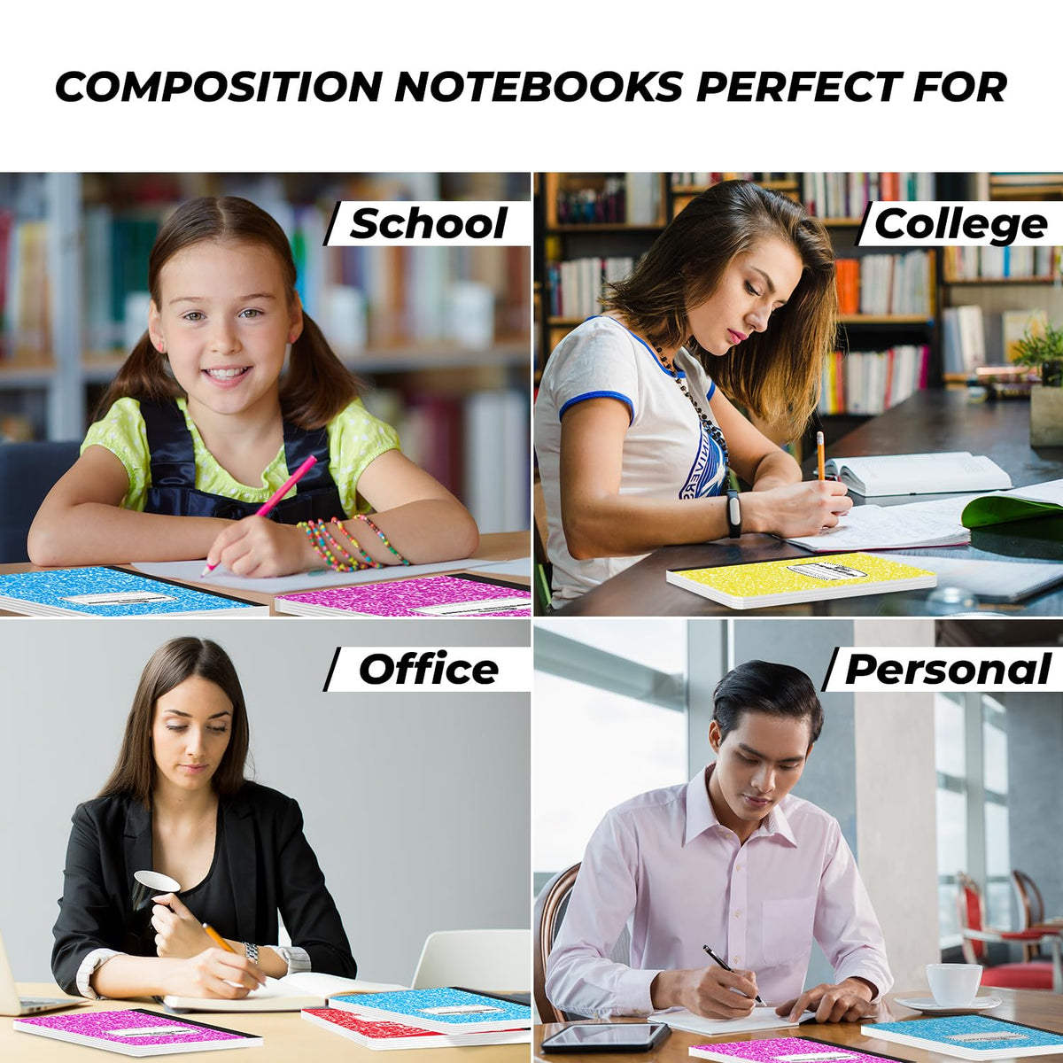 Rosmonde Composition Notebooks, Wide Ruled - view 6
