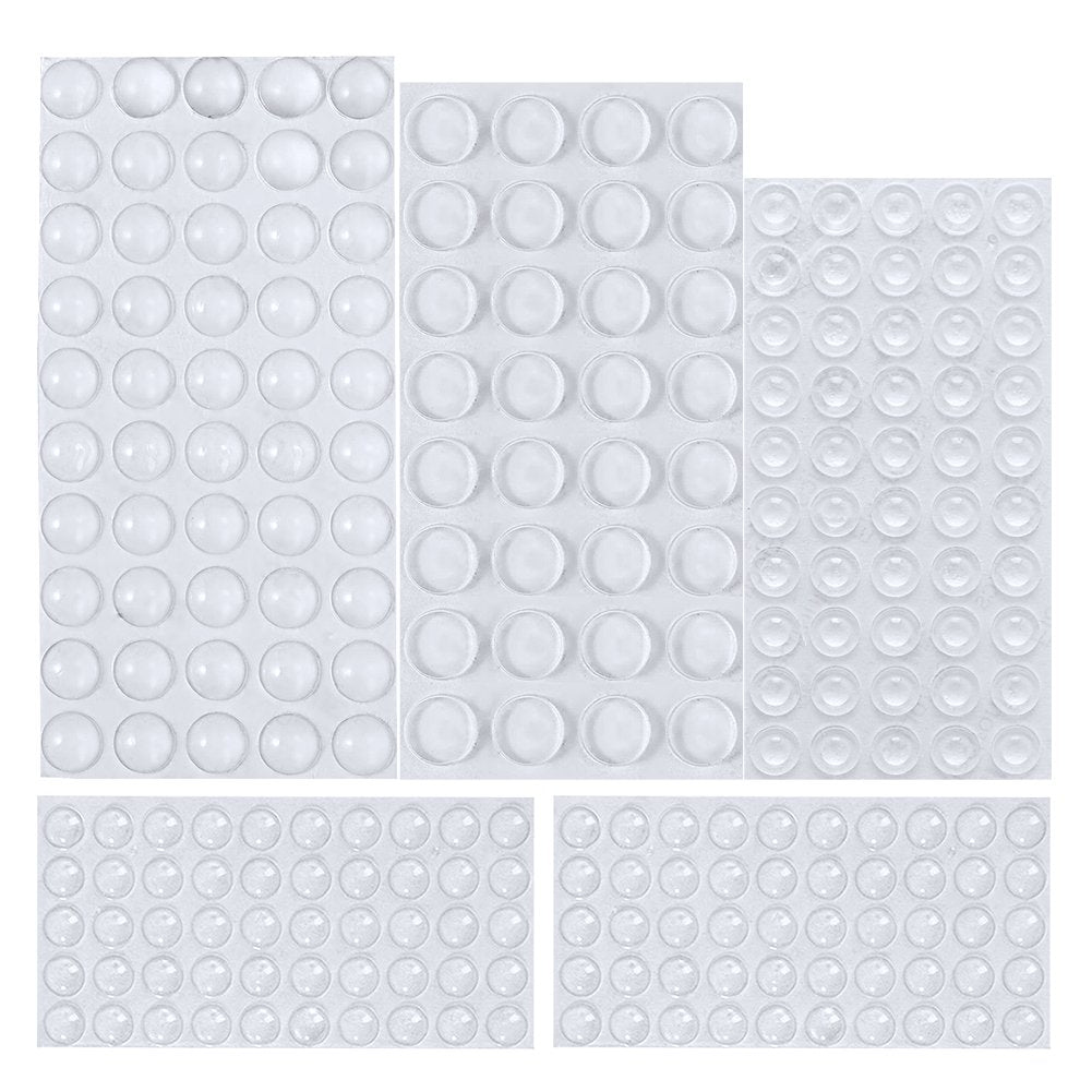 AUSTOR 232 Pcs Rubber Feet Adhesive Bumper Pads Self Stick Buffer Pads - Clear