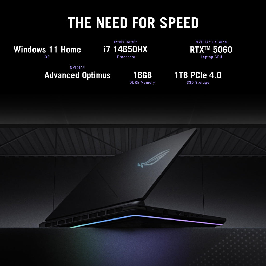 ASUS ROG Strix G16 (2025) Gaming Laptop, 16” FHD+ 16:10 165Hz/3ms, NVIDIA GeForce RTX (additional view 3)