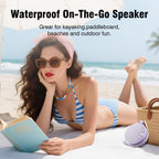 INSMY C12 IP67 Waterproof Shower Bluetooth Speakers,Portable Small Speaker - Purple view 3