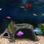 Aquarium Resin Castle Decoration - Rock Hide Cave view 4