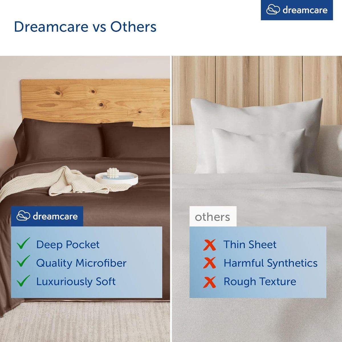 DREAMCARE Sheet Sets - 14 - Mocha Brown / King - Extra Deep view 7