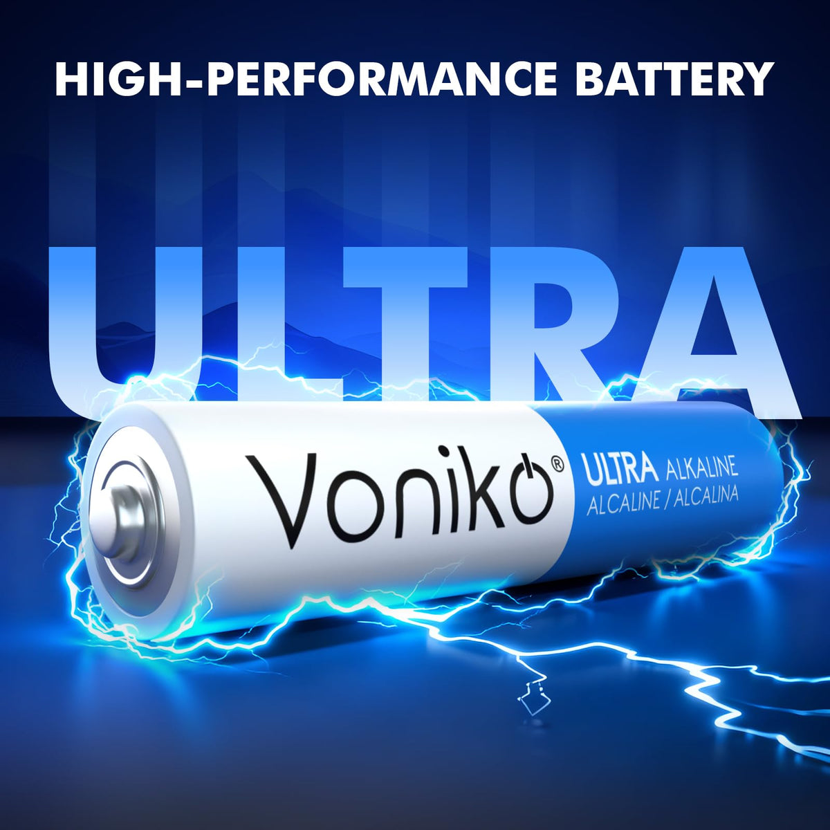 Voniko AAA Batteries 24 Pack - 1.5V Alkaline Triple AAA Batteries