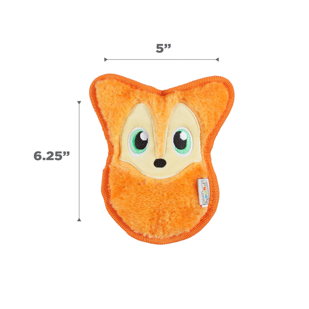 Outward Hound Durablez Minis Tough Chew Plush Squeaky Dog Toy, Fox, 6.3" (additional view 5)
