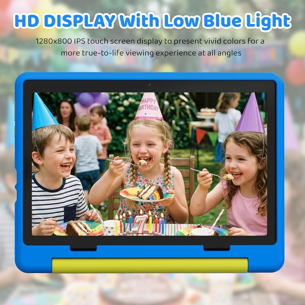 Kids Tablet,Android 16 Tablet for Kids 10 inch with Case,24GB RAM 64GB ROM - Blue view 6