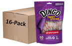 Dingo Twist Sticks Rawhide Dog Treat With Real Chicken, 50 Ct (16 Pack) (P-45022)