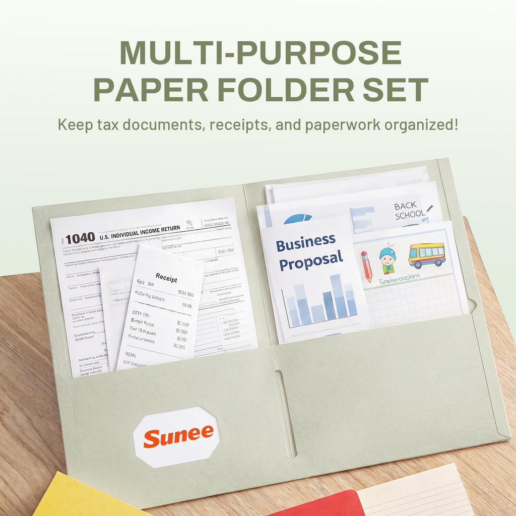 SUNEE Pack File Folders with Business