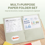 SUNEE Pack File Folders with Business