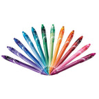 BIC Gel-Ocity Quick Dry Gel Pens, Medium Point Retractable Gel Pen (0.7mm), Assorted Colors, 12-Count- Pack of 18