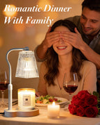 AODHGR Candle Warmer Lamp with Timer Dimmable