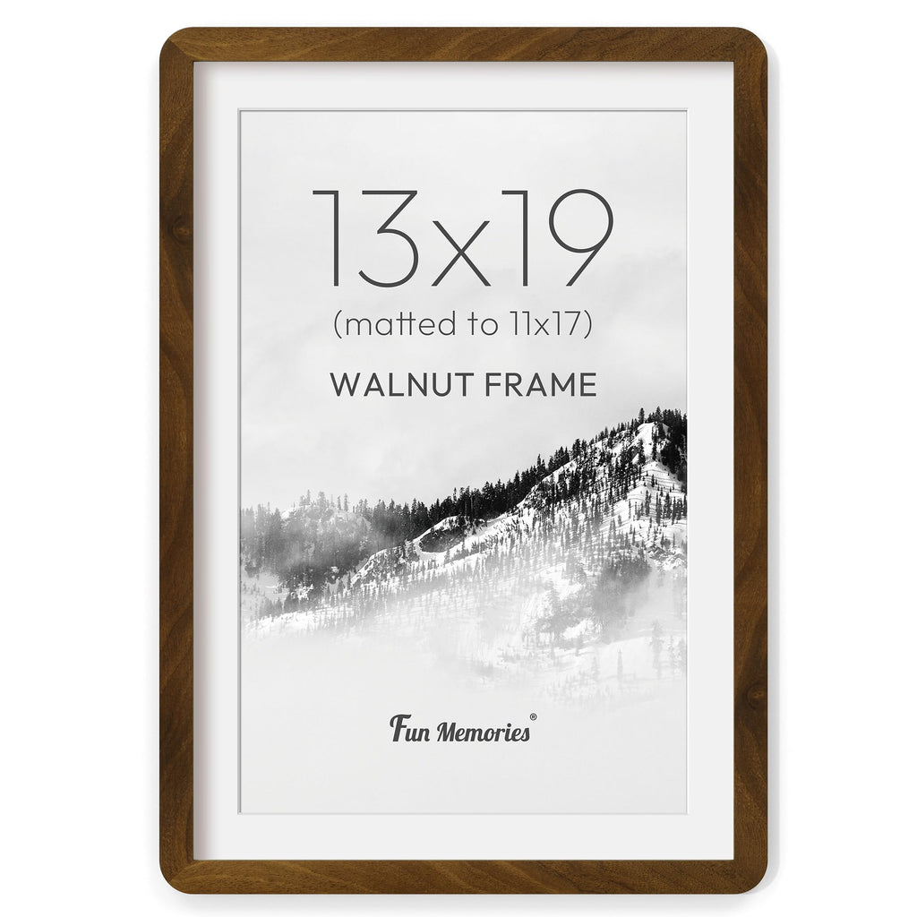 Fun Memories Wood Picture Frame - A.Walnut / 13x19