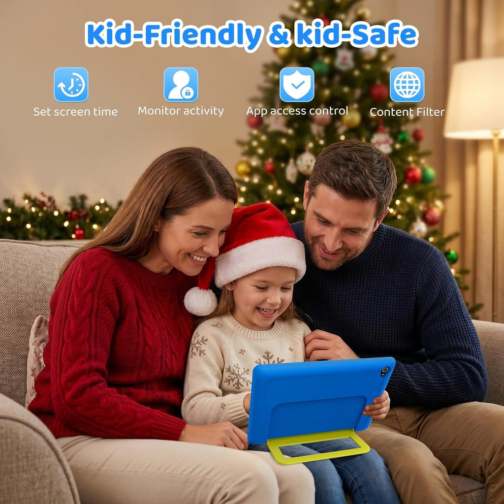 Kids Tablet,Android 16 Tablet for Kids 10 inch with Case,24GB RAM 64GB ROM - Blue view 8