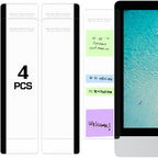 Office Desk Accessories,4PCS Monitor Memo Board, Computer Note Holder