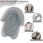 HNHUAMING Infant Car Seat Insert - Grey view 2
