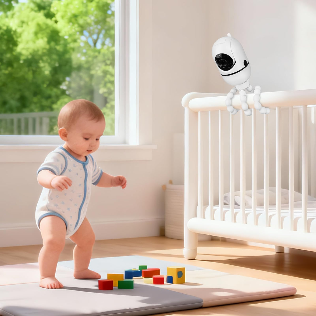 Baby Monitor Mount - Pure White view 2