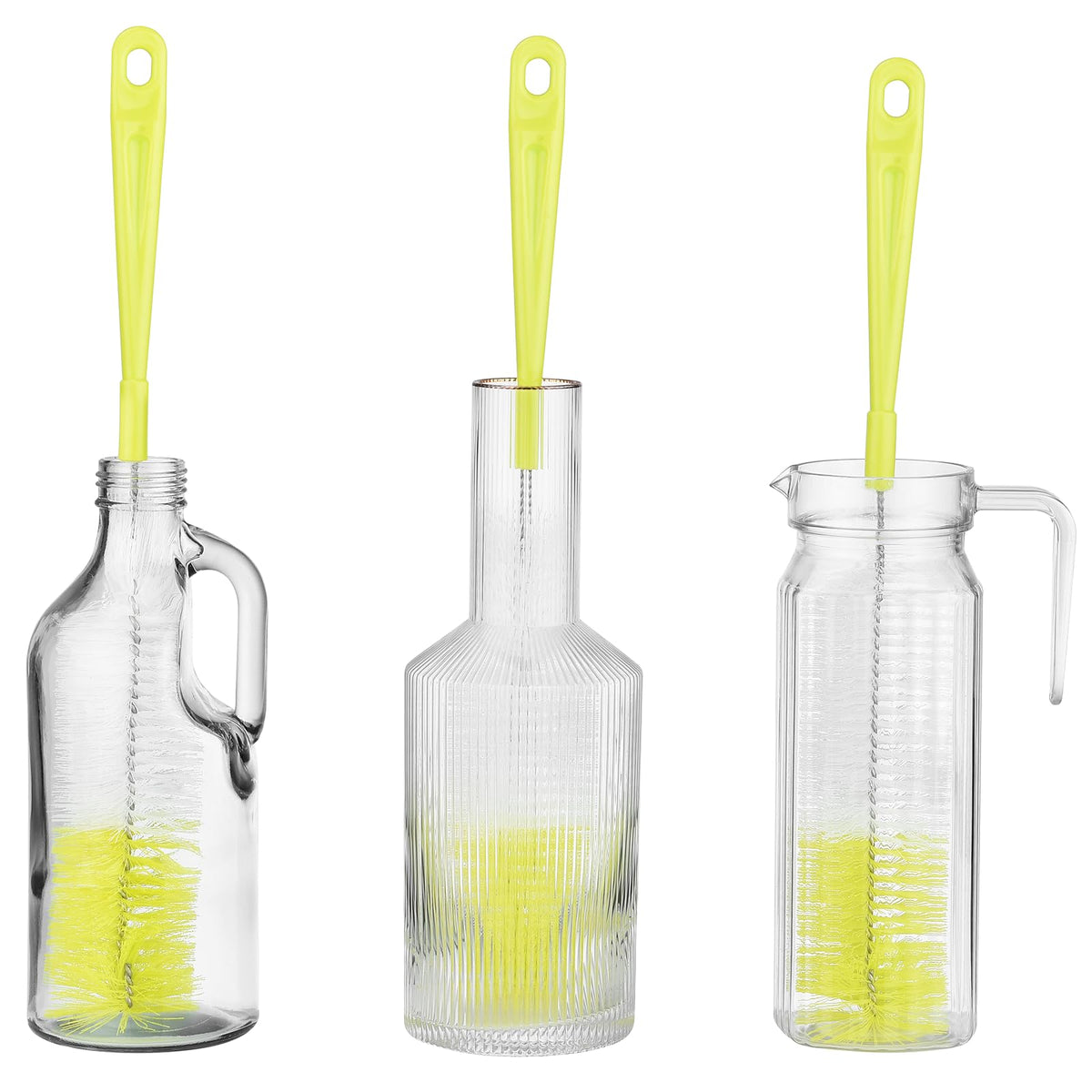 ALINK 16 inch Long Bottle Brush Cleaner for Washing Wine/Beer/Sport Well/Thermos/Glass, Hummingbird Feeder and Long