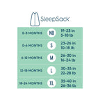 HALO SleepSack, 100% Cotton Wearable Blanket, Swaddle Transition Sleeping Bag, TOG 0.5, Wildflower Blush, Medium, 6-12