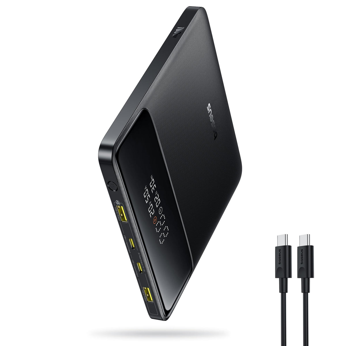Baseus Laptop Portable Charger 100W 20000mAh, Blade Travel Power Bank Fast Charging 2