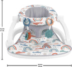 Fisher-PriceSit-Me-Up Floor Seat, Rainbow Showers (HBM78)