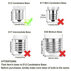 TAIYALOO E12 Dimmable LED Bulb, 7W Equivalent to 60W Halogen - view 8