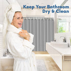No Smell Shower Curtain Liner 72x72