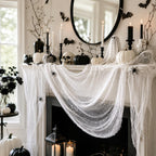 Qtisky Halloween Gauze Creepy Cloth