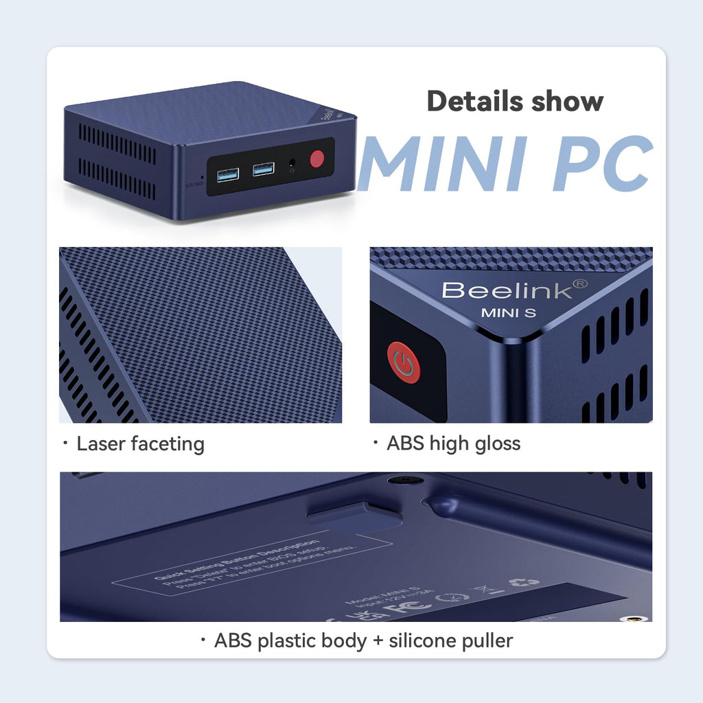 Beelink Mini S12 Mini PC, Intel N95