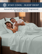 Lane Linen 100% Egyptian Cotton Ultra Soft Sheets - 24: Murmur view 6
