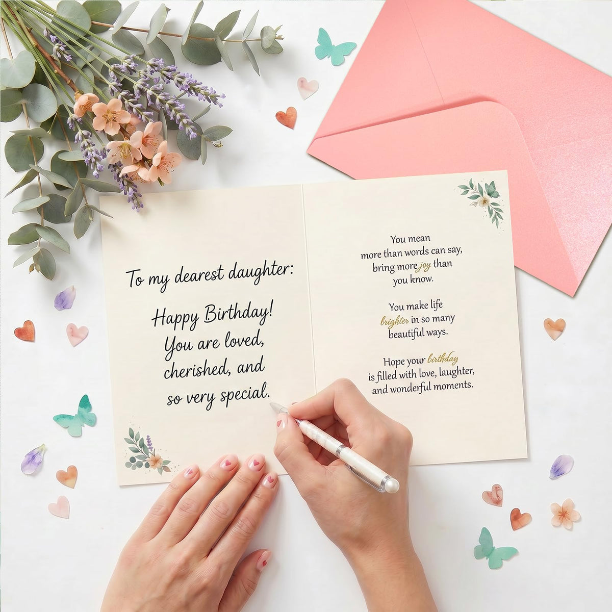 BRYUBR Birthday Card for Dad - Daughter view 2
