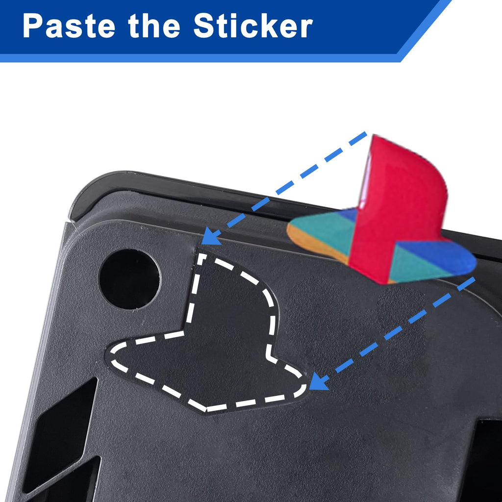 Logo Underlay Sticker for PS5 Slim for PS5 Pro Console, 2 Packs & PS Logo Vinyl Decal (additional view 3)