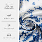 Fishers Finery 25mm 100% Pure Mulberry Silk Pillowcase