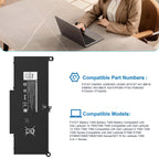 Mercobat F3YGT Compatible with Dell LAT. 7280 7290 7380 7390 7480 7490 (additional view 4)