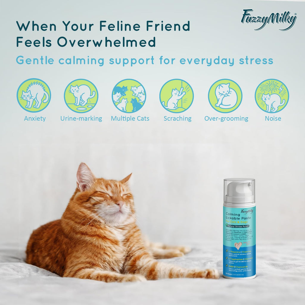 Lickable Calming Treats for Cats Dogs, Daily Calming Routine Anxiety Relief (additional view 2)