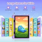 Kids Tablet,Android 16 Tablet for Kids 10 inch with Case,24GB RAM 64GB ROM - Purple view 2