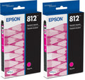 Epson T812 DURABrite Ultra Ink Standard Capacity Magenta Cartridge (T812320-S) for Select Workforce Pro Printers (Pack (Pack of 2)