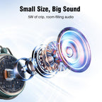 INSMY C12 IP67 Waterproof Shower Bluetooth Speakers,Portable Small Speaker - Teal view 4
