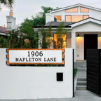 Ya_chtttwo 2" Stainless Steel Floating House letters, Metal Letters, House Address Letter for Outside, Modern Black