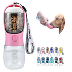 Cibaabo Dog Water Bottle Portable with Food Container & Filter for Travel (CB-WB)
