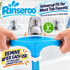 Rinseroo: Slip-On Tub Hose – As Seen on Shark Tank – 5ft Flex Bathtub Faucet Sprayer – (additional view 3)