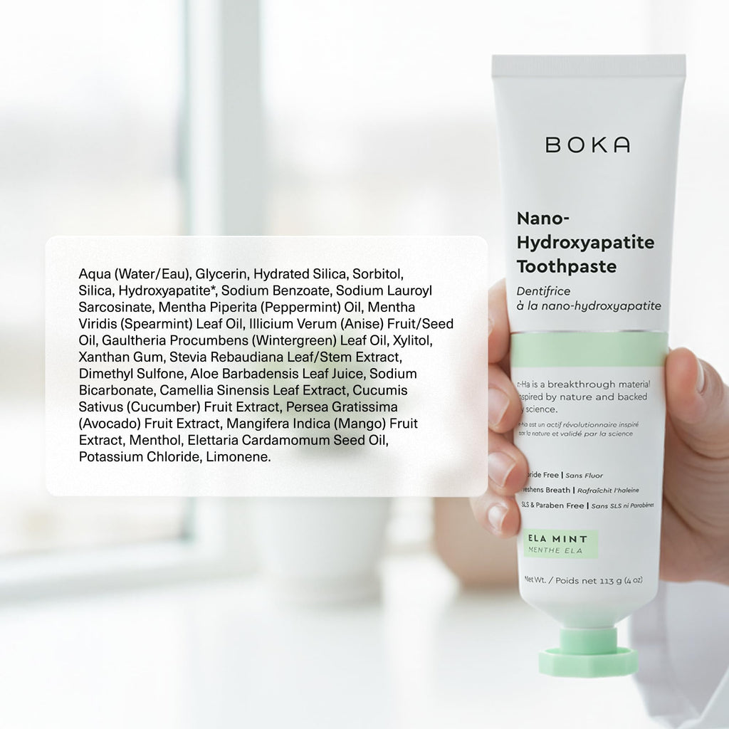Boka Toothpaste - Nano Hydroxyapatite Toothpaste, Fluoride Free Toothpaste (4) (Pack of 2)