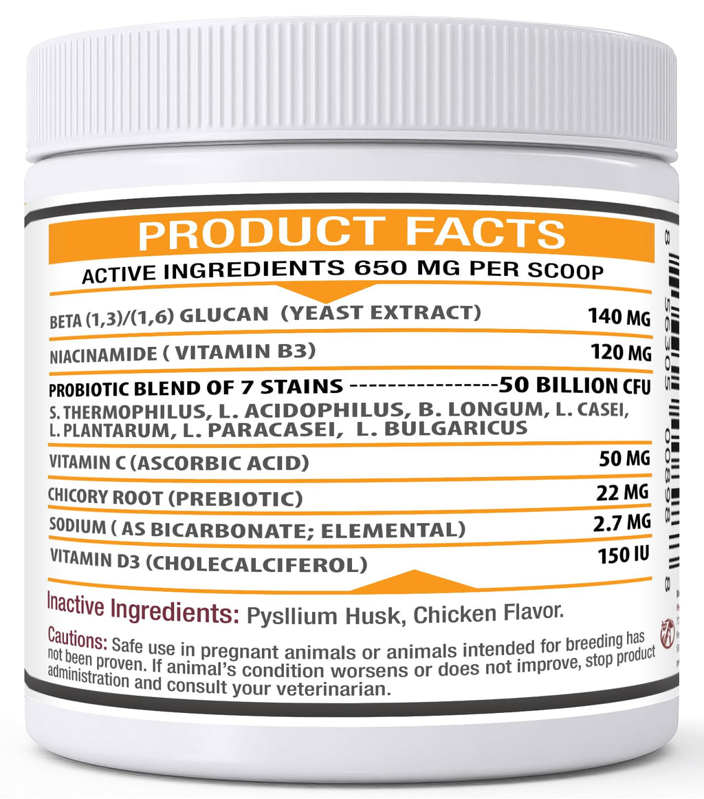 Pet Health Pharma Azovast Powder Kidney Restores & Kidney Powder for Dogs & Cats, (4 Oz) - (175 Scoop/Jar) NO