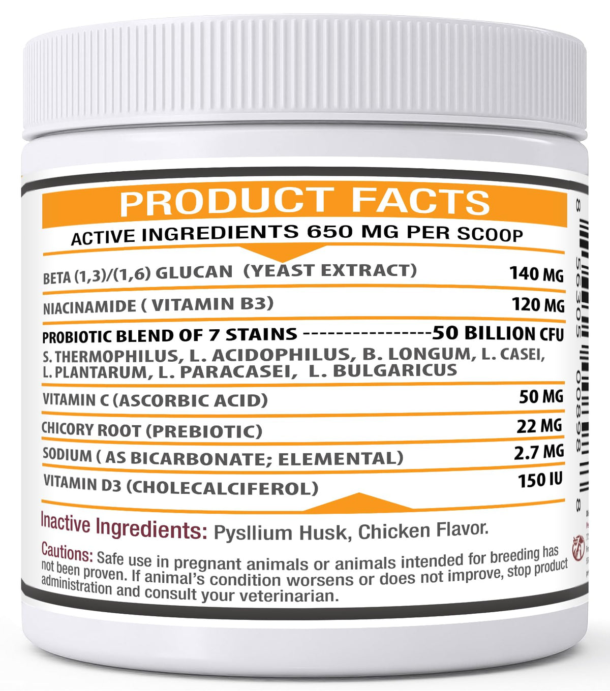 Pet Health Pharma Azovast Powder Kidney Restores & Kidney Powder for Dogs & Cats, (4 Oz) - (175 Scoop/Jar) NO