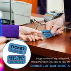 LLIKED Raffle Tickets - 3000-white,blue and Red view 5