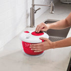 Cuisinart Large Salad Spinner- Wash - Red view 6