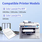 218X Toner Cartridges 4 Pack for HP 218X 218A 3301fdw 3301sdw 3201dw 3301 (additional view 1)